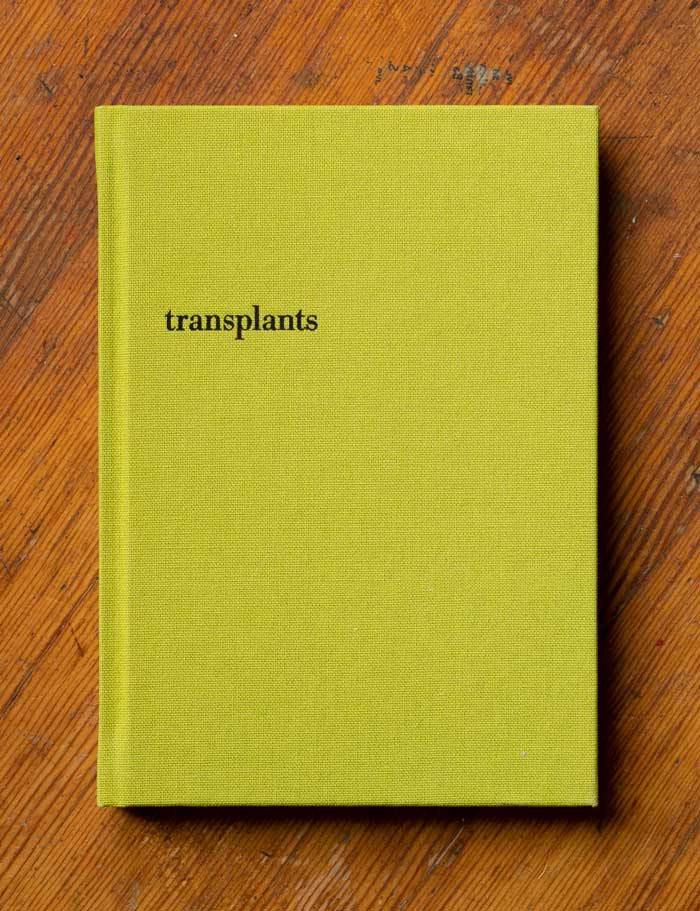 transplants, Künstlerbuch von Marcia Breuer